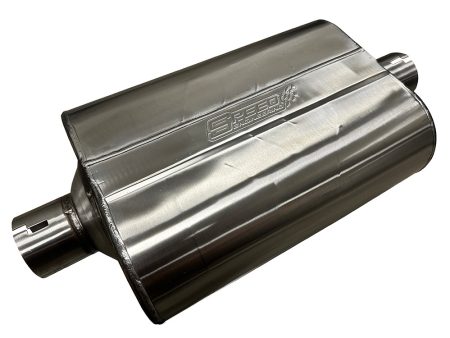 2.5  Inlet Outlet  Chambered Series  Muffler| (Center Inlet, Center Outlet) Hot on Sale