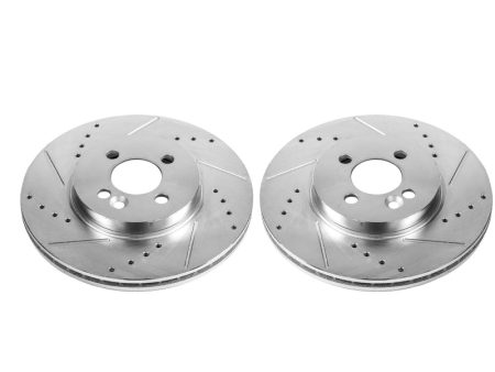 Power Stop 07-16 Mini Cooper Front Evolution Drilled & Slotted Rotors - Pair Online Hot Sale