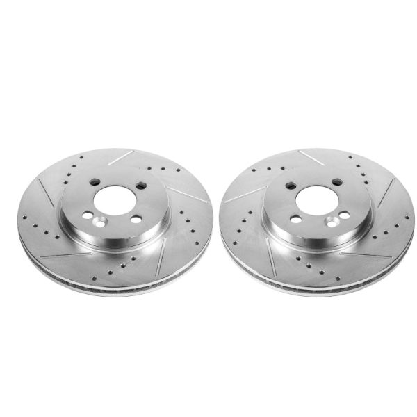 Power Stop 07-16 Mini Cooper Front Evolution Drilled & Slotted Rotors - Pair Online Hot Sale