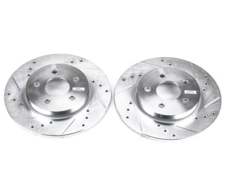 Power Stop 02-08 Jaguar X-Type Rear Evolution Drilled & Slotted Rotors - Pair Online now