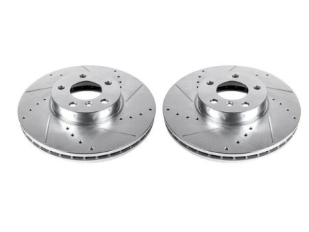 Power Stop 07-18 BMW X5 Front Evolution Drilled & Slotted Rotors - Pair For Discount