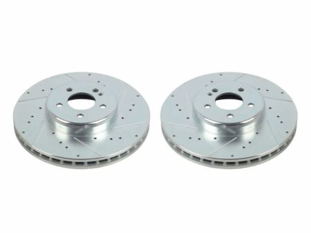 Power Stop 16-20 Mercedes-Benz GLC300 Front Evolution Drilled & Slotted Rotors - Pair Cheap