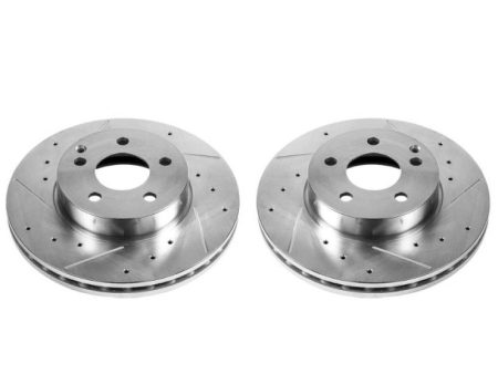 Power Stop 12-16 Mercedes-Benz C250 Front Evolution Drilled & Slotted Rotors - Pair Discount