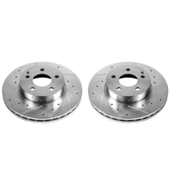 Power Stop 12-16 Mercedes-Benz C250 Front Evolution Drilled & Slotted Rotors - Pair Discount