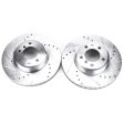 Power Stop 04-06 BMW 525i Front Evolution Drilled & Slotted Rotors - Pair Online Hot Sale