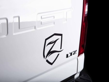 Zone Offroad Shield Decal - 7in Black Sale