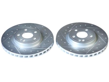 Power Stop 17-19 Infiniti QX30 Front Evolution Drilled & Slotted Rotors - Pair Hot on Sale