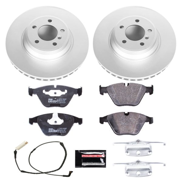 Power Stop 02-05 BMW 745i Front Euro-Stop Brake Kit Online Sale