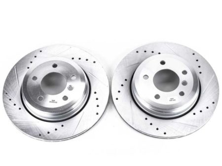 Power Stop 04-07 BMW 525i Rear Evolution Drilled & Slotted Rotors - Pair Online