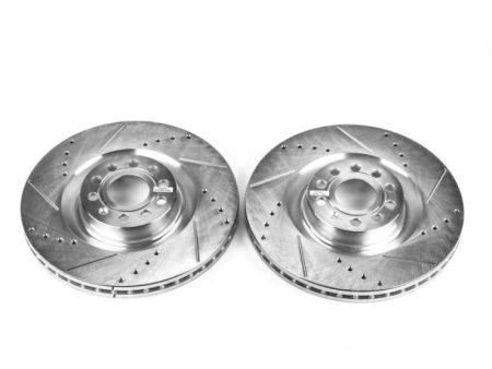 Power Stop 09-11 Volkswagen CC Front Evolution Drilled & Slotted Rotors - Pair Online now