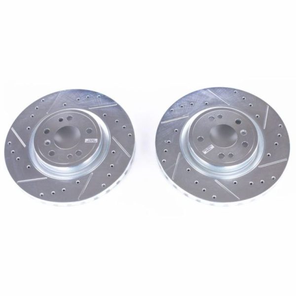 Power Stop 2018 Mercedes-Benz GLE350 Front Evolution Drilled & Slotted Rotors - Pair For Sale