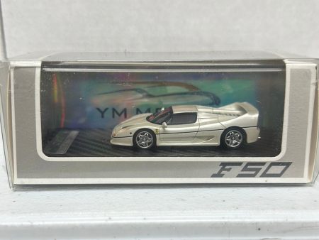 YM Model Ferrari F50 Pearl White with Carbon Base Full Resin Limited 299 on Sale