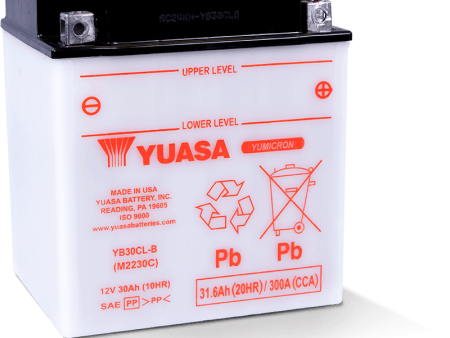 Yuasa YB30CL-B Yumicron CX 12 Volt Battery Fashion