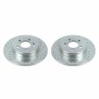 Power Stop 17-18 Mercedes-Benz C300 Rear Evolution Drilled & Slotted Rotors - Pair Discount