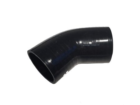 2.5  45 Degree Elbow| (Black Silicon Hose) Fashion