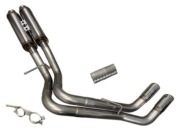 Silverado & Sierra Universal True Dual Rear Exit| (Muffler Kit) Cheap