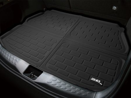 3D MAXpider 21-23 Tesla Model Y (7-Seater) Rear Lower Cargo Liner - Kagu Black Discount