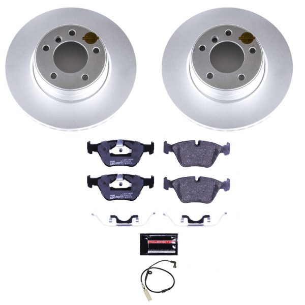 Power Stop 04-05 BMW 525i Front Euro-Stop Brake Kit For Cheap