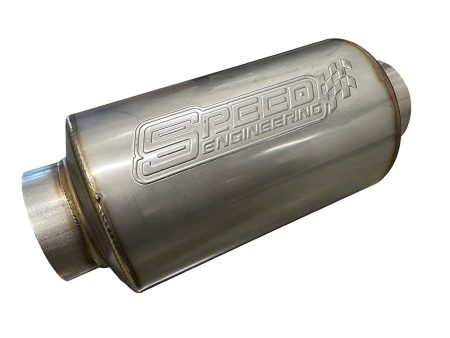 3  Inlet Outlet  Bullet Series  Muffler| (8  Length) For Discount