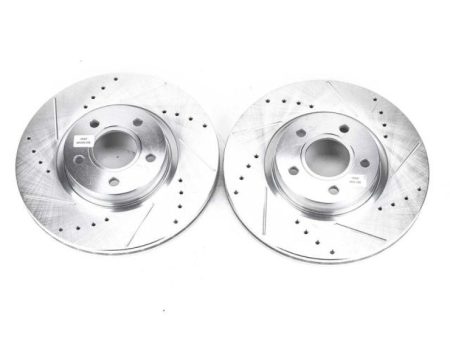 Power Stop 13-18 Ford C-Max Front Evolution Drilled & Slotted Rotors - Pair Online now