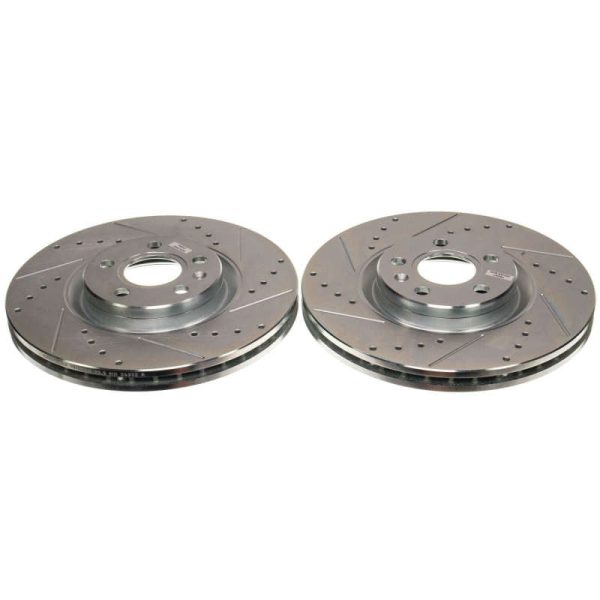 Power Stop 18-21 Volvo XC60 Front Drilled & Slotted Rotor (Pair) Online Sale