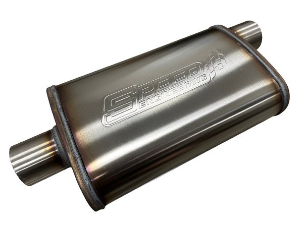 2.5  Inlet Outlet  Street Series  Muffler| (Center Offset) Fashion