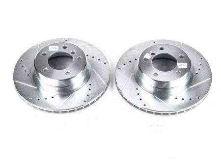 Power Stop 04-07 BMW 525i Front Evolution Drilled & Slotted Rotors - Pair Online Sale