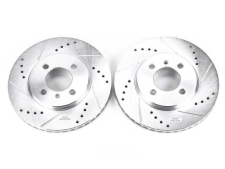 Power Stop 1991 BMW 318i Front Evolution Drilled & Slotted Rotors - Pair For Discount