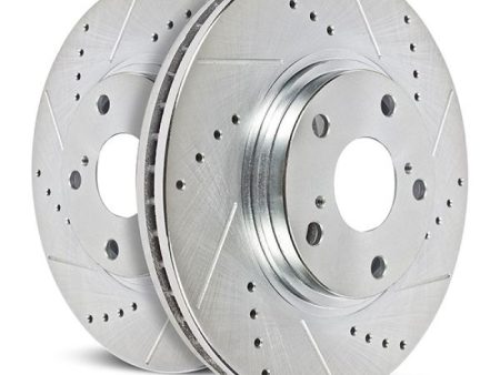 Power Stop 18-20 Land Rover Range Rover Velar Rear Drilled & Slotted Rotor (Pair) For Discount