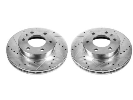 Power Stop 07-09 Dodge Sprinter 2500 Front Evolution Drilled & Slotted Rotors - Pair For Sale