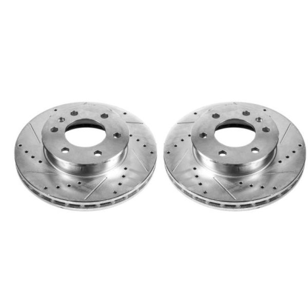 Power Stop 07-09 Dodge Sprinter 2500 Front Evolution Drilled & Slotted Rotors - Pair For Sale