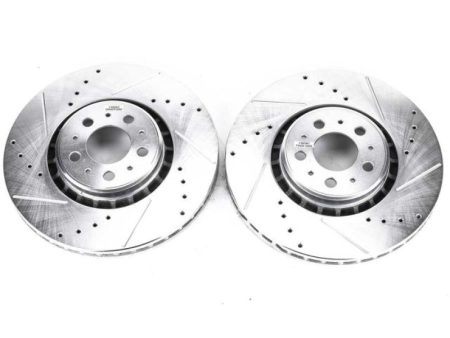 Power Stop 03-14 Volvo XC90 Front Evolution Drilled & Slotted Rotors - Pair on Sale