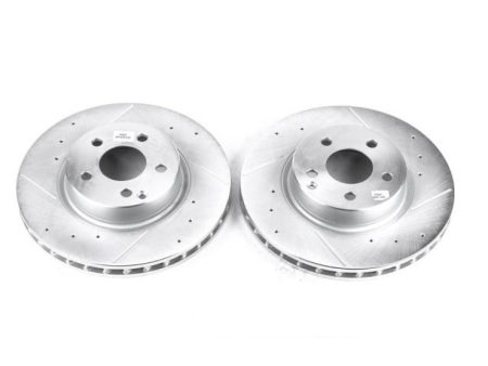 Power Stop 2006 Mercedes-Benz E350 Front Evolution Drilled & Slotted Rotors - Pair For Sale