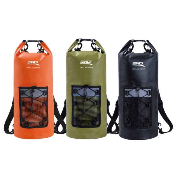 3D MAXpider Roll-Top Dry Bag Backpack - Army Green Online Hot Sale