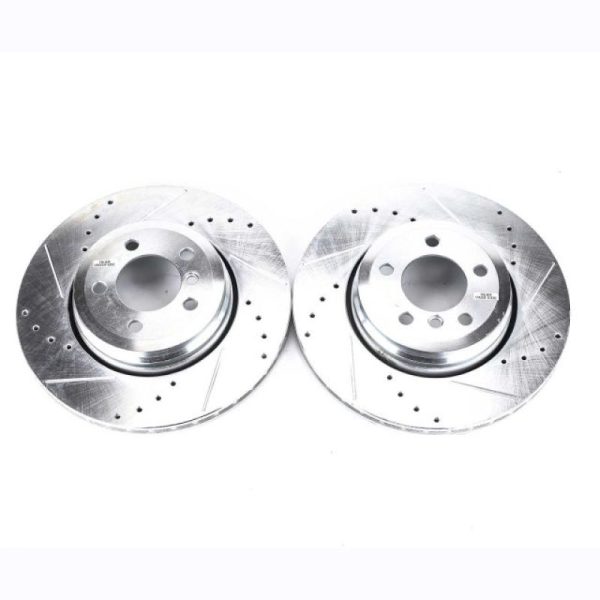 Power Stop 02-05 BMW 745i Rear Evolution Drilled & Slotted Rotors - Pair For Discount