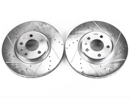 Power Stop 09-11 Audi A4 Front Evolution Drilled & Slotted Rotors - Pair Online Hot Sale