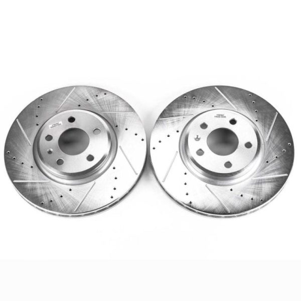 Power Stop 09-11 Audi A4 Front Evolution Drilled & Slotted Rotors - Pair Online Hot Sale