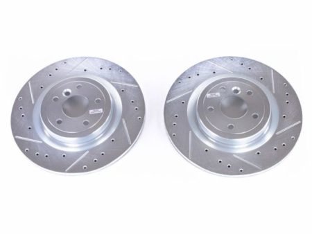 Power Stop 16-18 Jaguar XE Rear Evolution Drilled & Slotted Rotors - Pair Online now