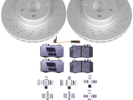 Power Stop 00-03 Mercedes-Benz CL500 Front Euro-Stop Brake Kit Supply