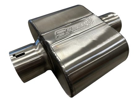 3  Inlet Outlet  Race Series  Muffler| (Center Inlet, Center Outlet) Online Hot Sale