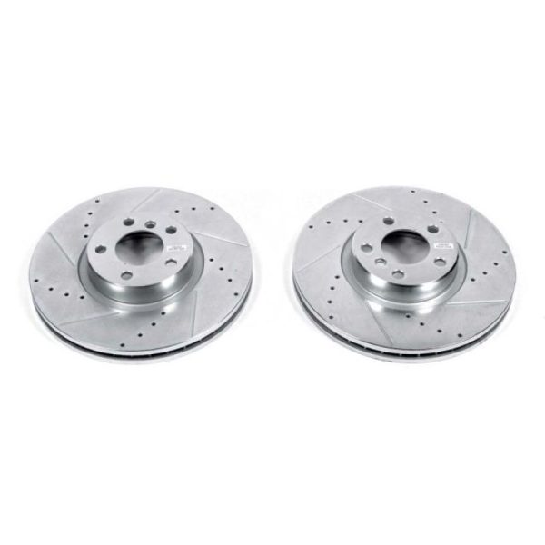 Power Stop 07-13 BMW X5 Front Evolution Drilled & Slotted Rotors - Pair Online Hot Sale