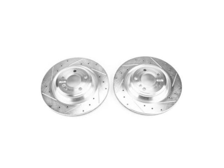 Power Stop 15-16 Mercedes-Benz SL400 Rear Evolution Drilled & Slotted Rotors - Pair For Cheap