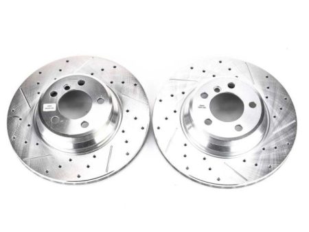 Power Stop 02-05 BMW 745i Front Evolution Drilled & Slotted Rotors - Pair Online Sale