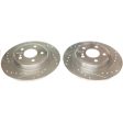 Power Stop 17-19 Infiniti QX30 Rear Evolution Drilled & Slotted Rotors - Pair Supply