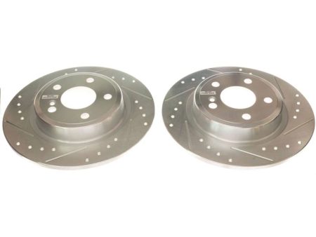 Power Stop 17-19 Infiniti QX30 Rear Evolution Drilled & Slotted Rotors - Pair Supply