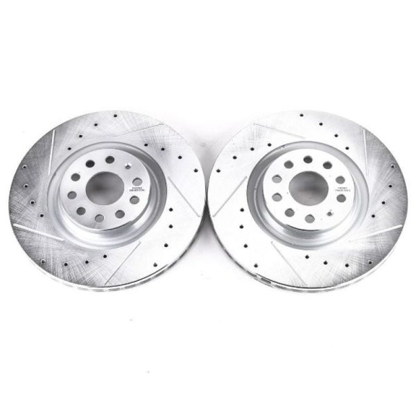 Power Stop 15-18 Audi S3 Front Evolution Drilled & Slotted Rotors - Pair Online now