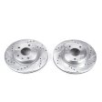 Power Stop 02-05 Land Rover Freelander Front Evolution Drilled & Slotted Rotors - Pair Hot on Sale