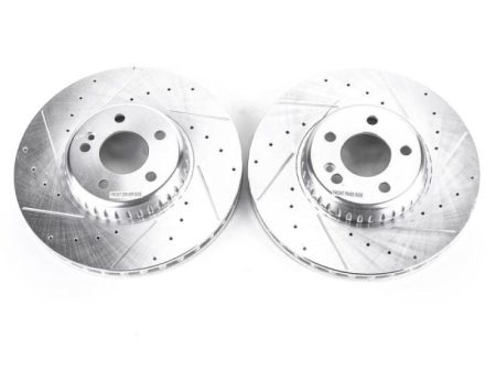 Power Stop 15-18 Mercedes-Benz C300 Front Evolution Drilled & Slotted Rotors - Pair Online Sale