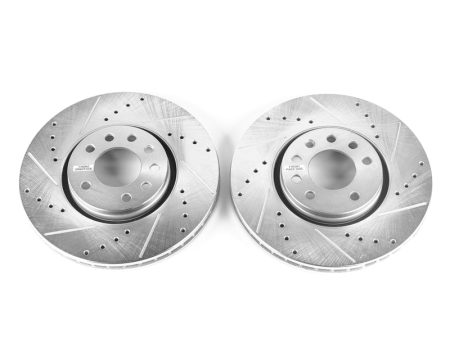 Power Stop 03-11 Saab 9-3 Front Evolution Drilled & Slotted Rotors - Pair Fashion