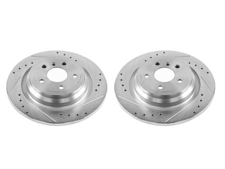 Power Stop 16-17 Mercedes-Benz GLE300d Rear Evolution Drilled & Slotted Rotors - Pair Online Hot Sale